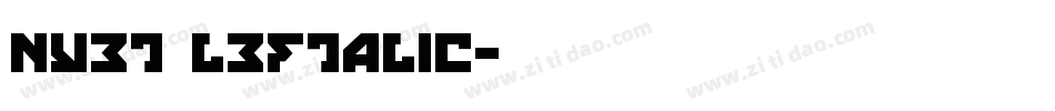 Nyet Leftalic字体转换